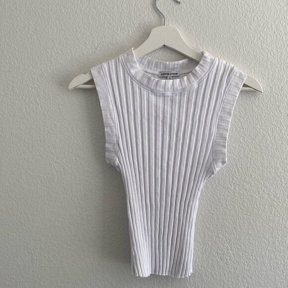 Cotton Citizen Ribbed Crew Neck - Picture 1 of 6